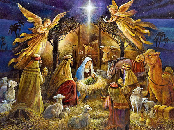 Рождество Иисуса Христа. библия, изложенная для семейного чтения